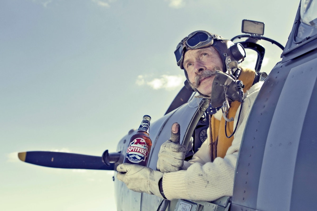 Spitfire ale brand photography by Jason Dodd Photography