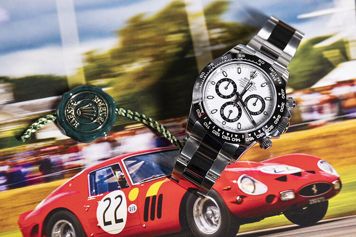 Rolex Daytona product photography by Jason Dodd Photography